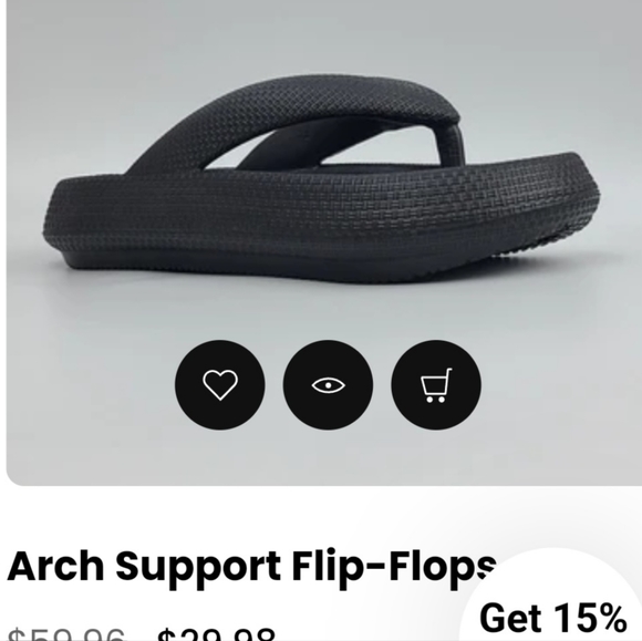 Womens Sootheeze slides and flip flops, a lot of 2! - Picture 7 of 8